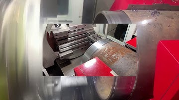 Large Pipe Micropile Threading | RMT TGB14 CNC | Threading Boring Beveling Grooving