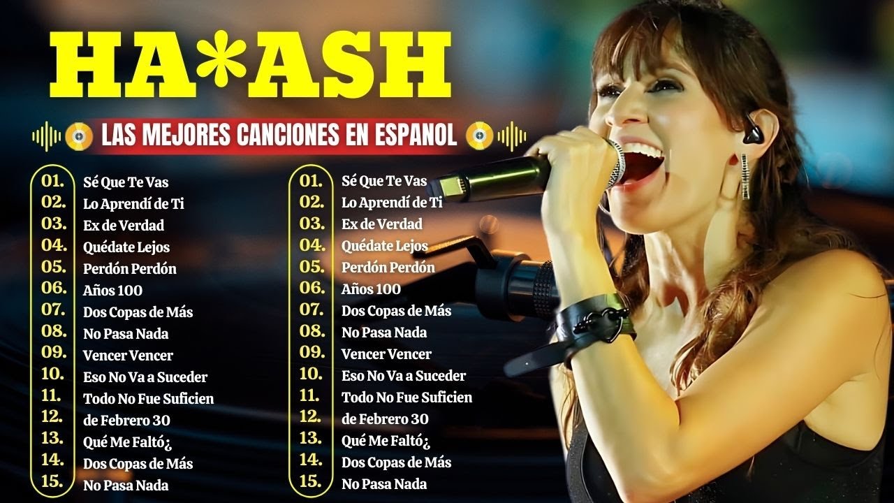 Lo mejor del álbum completo de HA-ASH 2024 ~ Mejores artistas para escuchar 2024  #latinpop