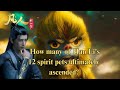 A mortal's journey to immortality |  How many of Han Li's 12 spirit pets ultimately ascended?