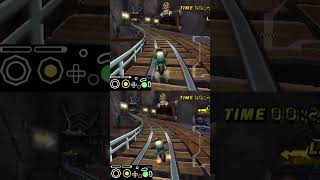 What Path is FASTER on Warios Goldmine In Mario Kart Wii #shorts
