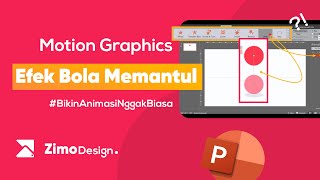 Membuat Efek Animasi Bola Memantul di PowerPoint | Motion Graphics PPT Tutorial Challenge screenshot 5