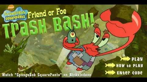 Trash Bash! (Menu music) - SpongeBob Online Game