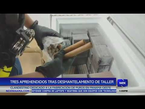 Three arrested after police dismantle clandestine cigar workshop