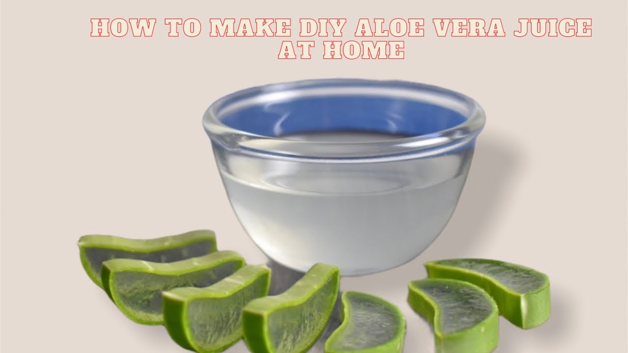 How to make aloe Vera juice//diy aloe Vera juice for natural hair