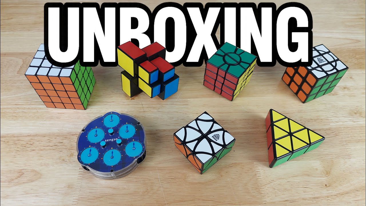 UNBOXING 7 CUBI DI RUBIK !!!