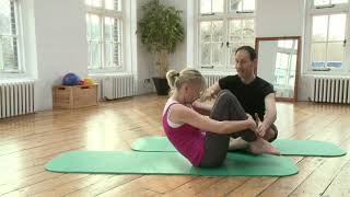 Rolling like a Ball Pilates Exercise