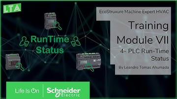 EcoStruxure Machine Expert HVAC Training - M7.4 PLC Run Time Status