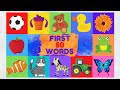 First 50 English Words for Toddlers | Learn English Vocabulary | video Flashcards for Kids Mp3 Song