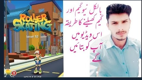 Roller skating game level complete Android mobile