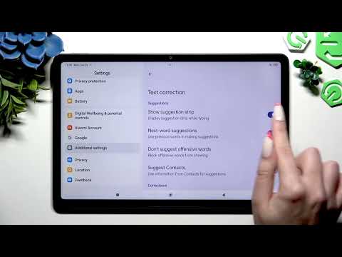 REDMI Pad 2 4G – Cara Mengaktifkan atau Menonaktifkan Koreksi Otomatis