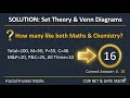 Venn Diagram Word Problem | Set Theory Trick for CSIR NET & GATE 📊| Question of the Day