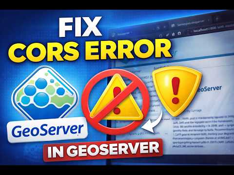 Fix GeoServer CORS Error | Enable Cross-Origin Requests for WMS