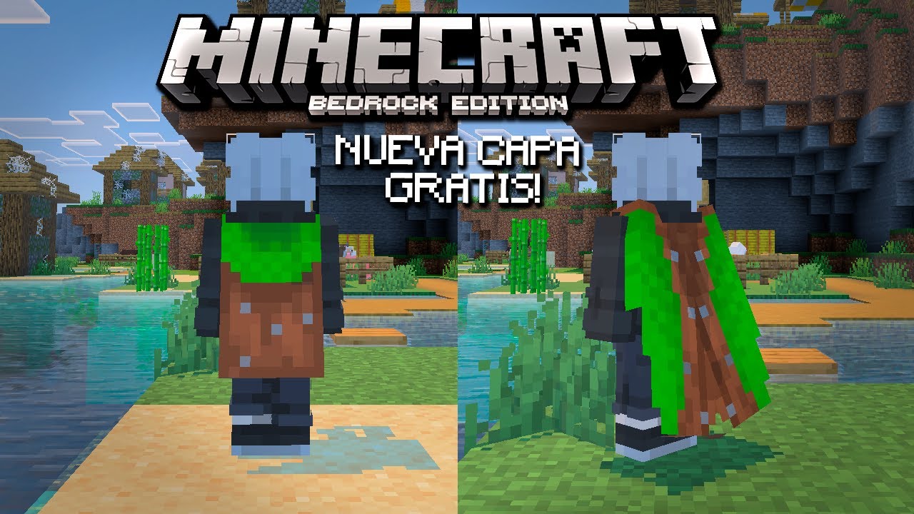 NUEVA CAPA REGALO DISPONIBLE para Minecraft Bedrock/Java | CONSIGUELA ...