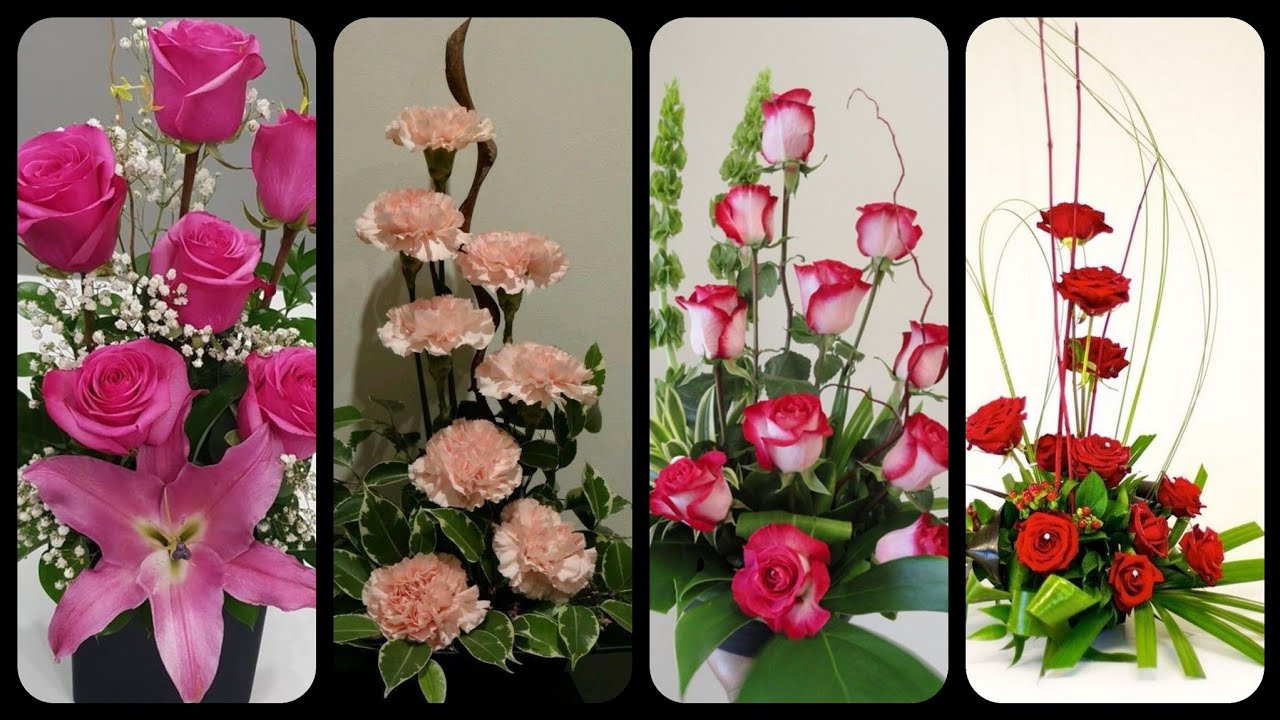 Very beautiful latest stylish home decoration flower arrangement