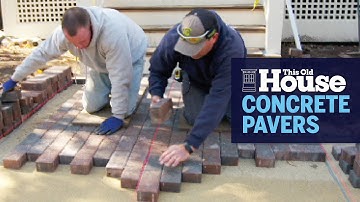 How to Build a Concrete Paver Walkway | This Old House