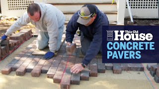 How to Build a Concrete Paver Walkway | This Old House
