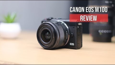 Canon EOS M100 Unboxing And Review