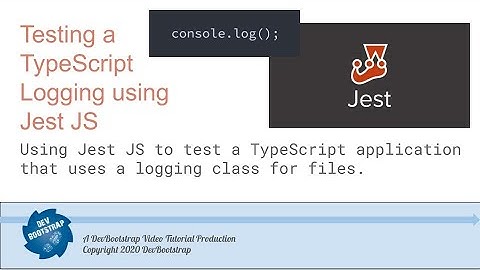 Testing a TypeScript Logger operations app using Jest JS, Mocks, Unit Tests