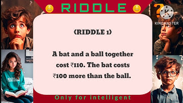 "Test Your Brain: The Bat and Ball Riddle & The Lily Pond Challenge"||