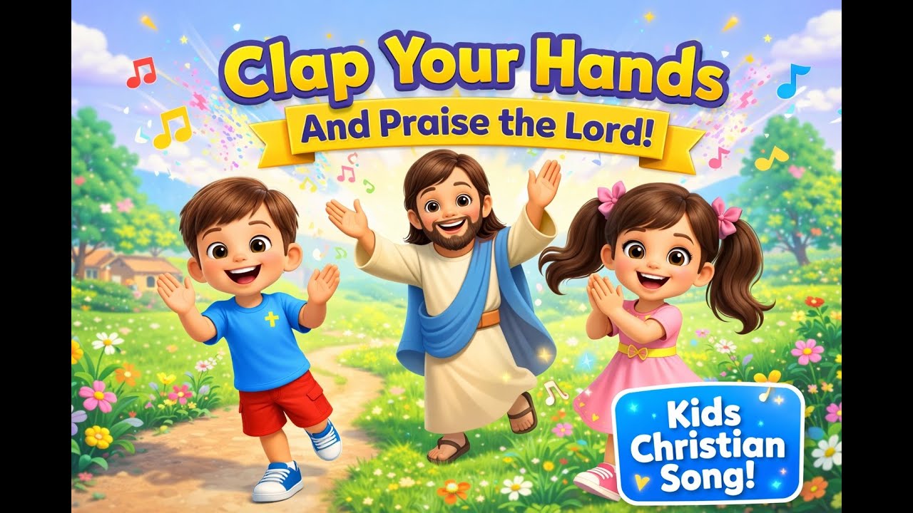 Clap Your Hands and Praise the Lord | Fun Kids Christian Song