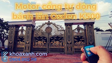 Lắp đặt motor cổng bánh lăn - con rùa tại Châu Đức, BR-VT