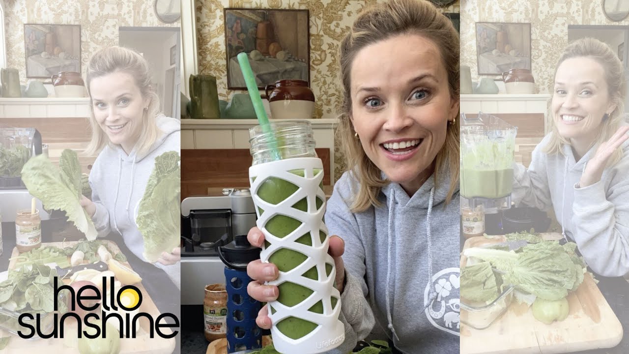 ⁣Reese Witherspoon's favorite green smoothie recipe courtesy of Kerry Washington