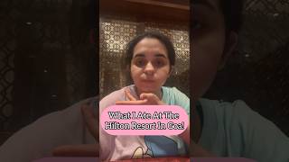 What I Ate At The Hilton Resort In Goa | #shorts #fishfry #buttergarlicprawns #dalchawal