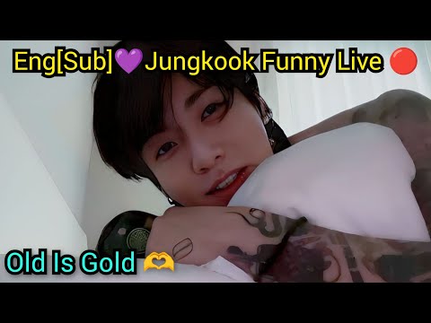 Eng[Sub]💜Jungkook Funny Live🔴😂#bts #darkbtsangel 🔥