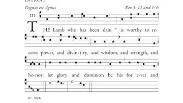 Introit: Christ the King (Simple English Propers)