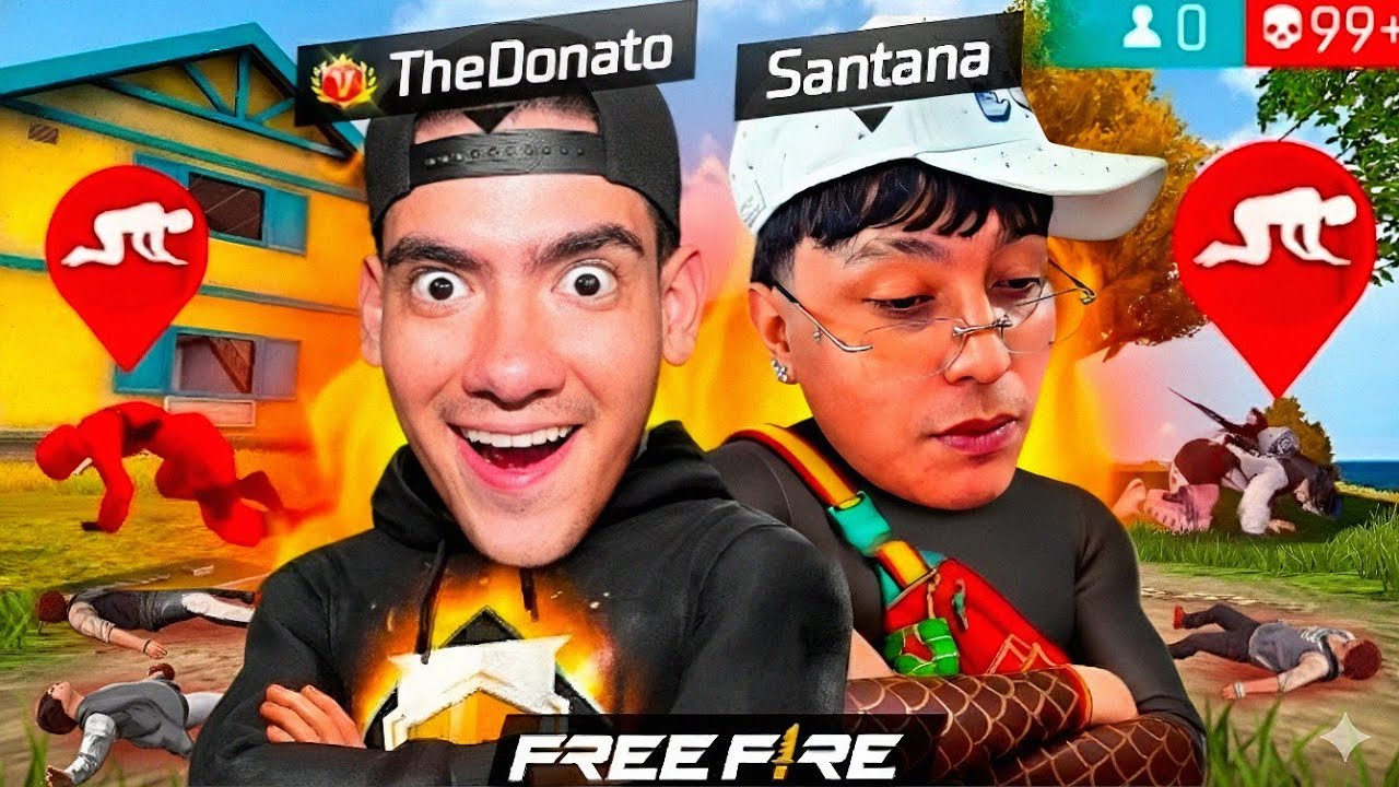 ¡INVITÉ A SANTANA A JUGAR FREE FIRE Y NO CREERÁS LO QUE PASÓ! 😱🔥