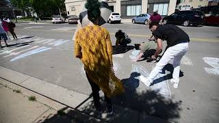 Daniel Beverly talks about being hit by car at Jackson protest