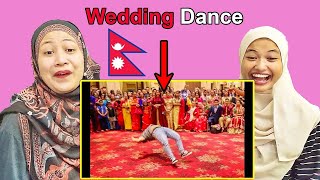 Cartoonz Crew dance performance at Nepali wedding reception | Malaysian Girl Reactions