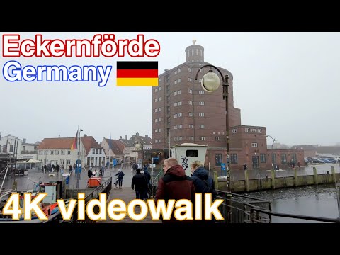 Walking in Eckernförde / Germany 🇩🇪- 4K Ultra HD / Walking Tour