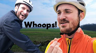 I forgot to tell him it was a 100km ride...