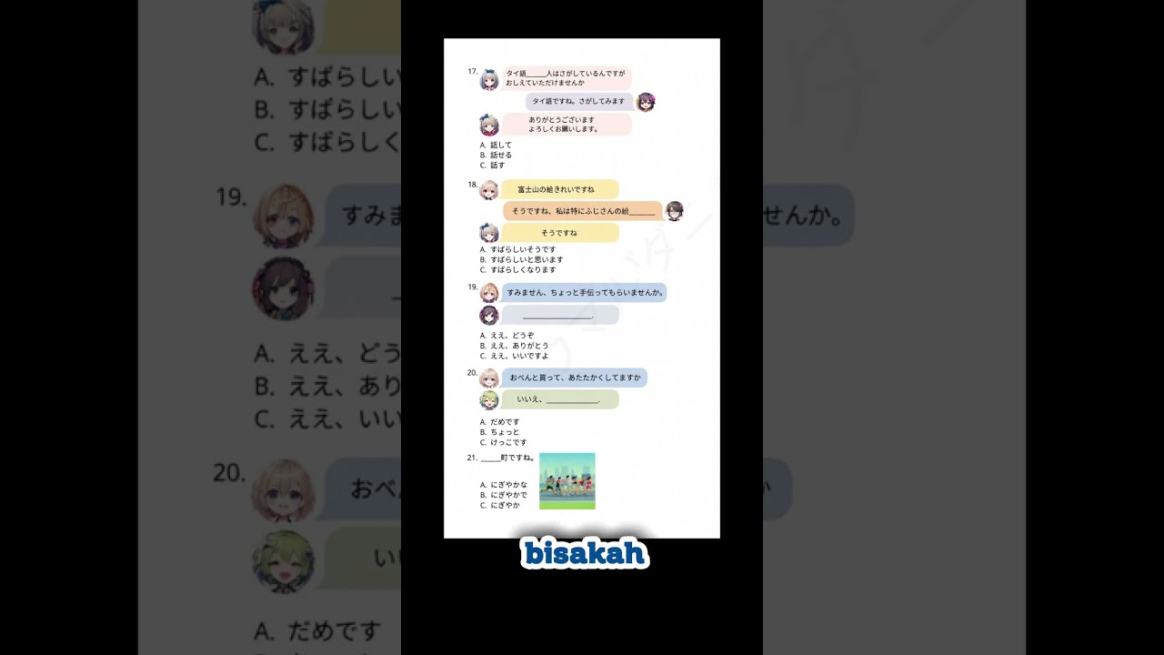 Bongkar soal JFT BASIC A2 Tahun2026