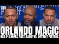 Paolo Banchero, Desmond Bane &amp; Jamahl Mosley Recap Orlando Taking 2-1 Lead vs. Detroit Pistons