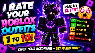 “I Rate Your Roblox Outfits 1 to 10! | Drop Your Username!”