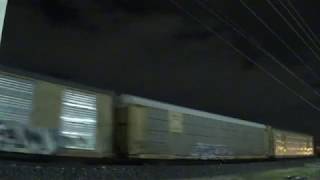 A couple of overnite freight trains - FEC 107-27 and FEC 121-27 - 7/28/19 - MP 304