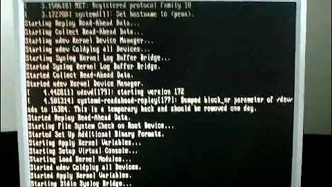 Arch Linux 15 seconds boot using systemd