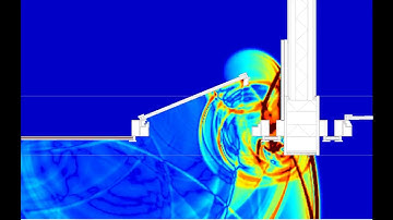 Facades - shadowing the window opening - FDTD Visualising Sound - Acoustics and Ventilation