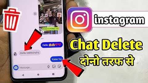 How To Delete All Chat On Instagram At Once | Instagram Chat Messages Delete Kaise Kare