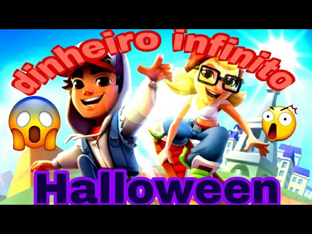 Subway surf com dinheiro infinito (APK) especial de Halloween