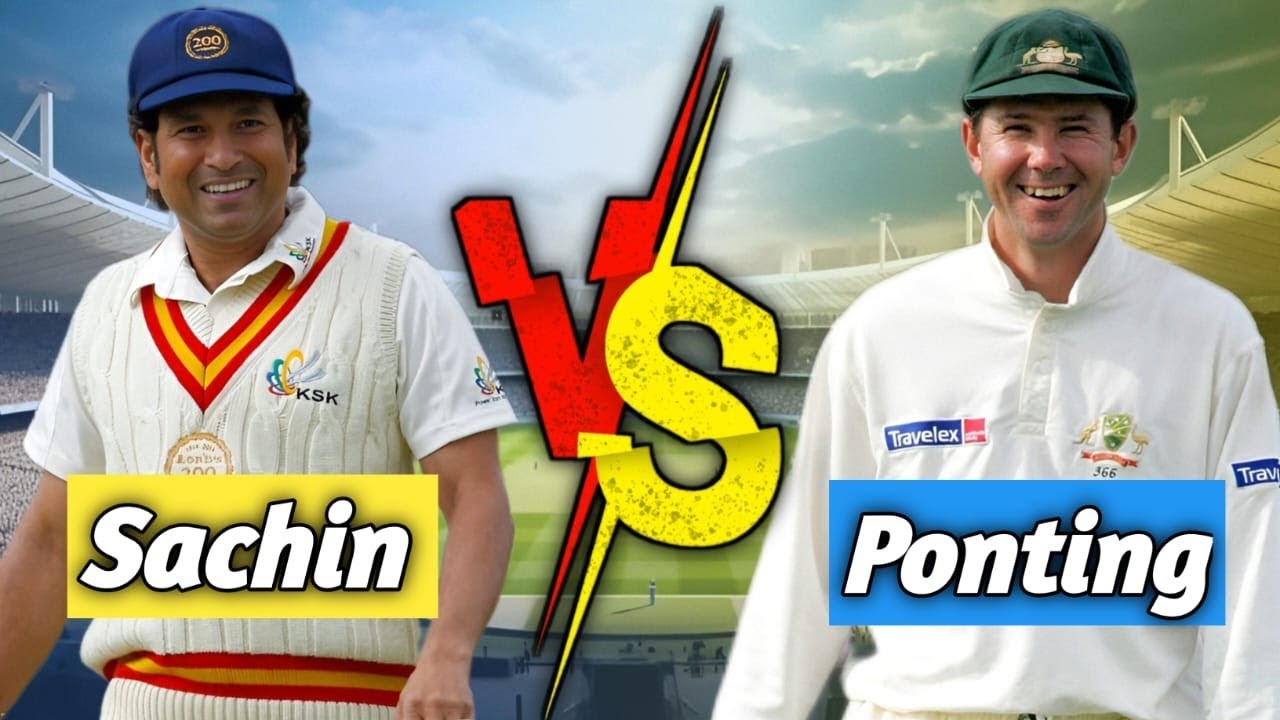 Sachin Tendulkar vs Ricky Ponting Test Comparison || 