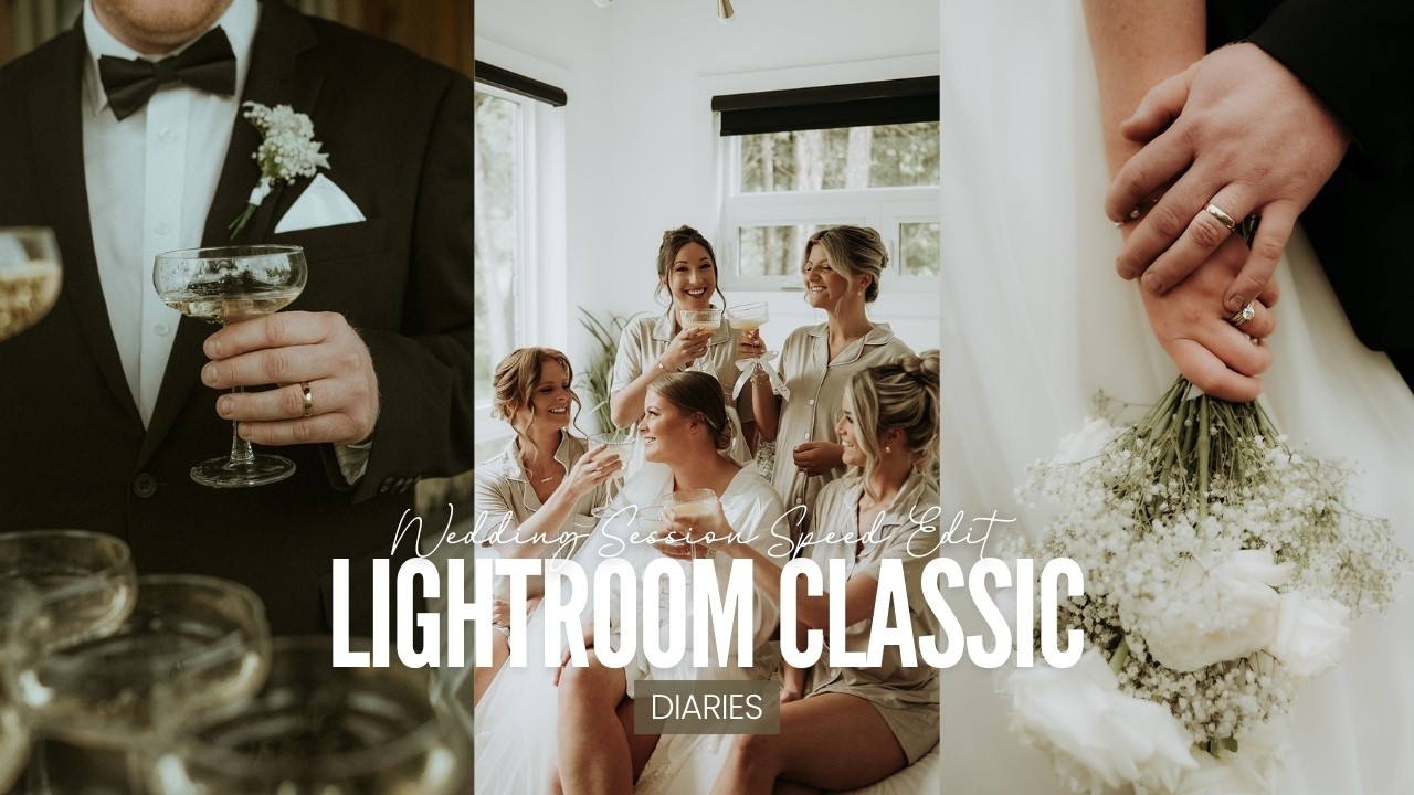 Wedding Session 2x Lightroom Classic Speed Edit with Background Music