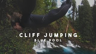 Cliff Jumping Backflip At Blue Pool - Gopro Hero6
