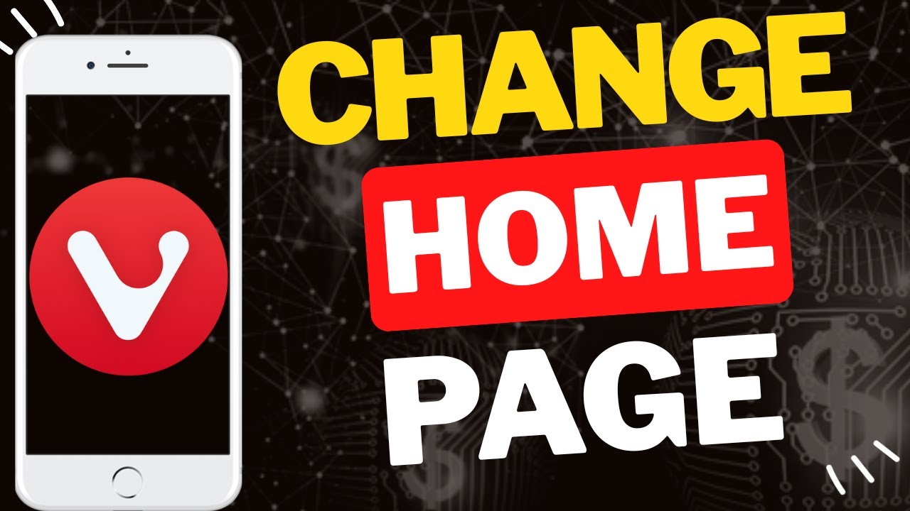 How to Change the Home Page in Vivaldi Browser on Phone - YouTube