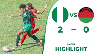 NIGERIA VS MALAWI(2-0)-MATCH HIGHLIGHTS & ALL GOALS-FIFA U20 WOMEN’S WC QUALIFIERS