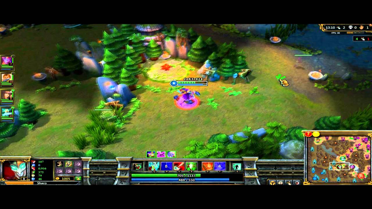 League of Legends - Shaco Gameplay/Build/Jungle #2 - YouTube