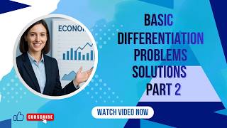 Basic Differentiation Problems & Solutions| Part 2