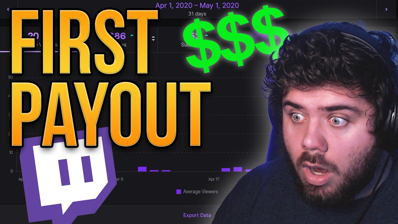 How Much MONEY Do Small Twitch Streamers Make  My First Twitch Payout